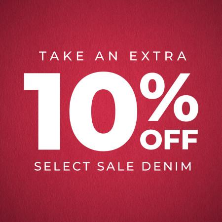 Take an Extra 10% Off Select Denim