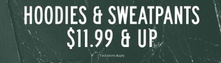 $11.99 & Up Hoodies & Sweatpants