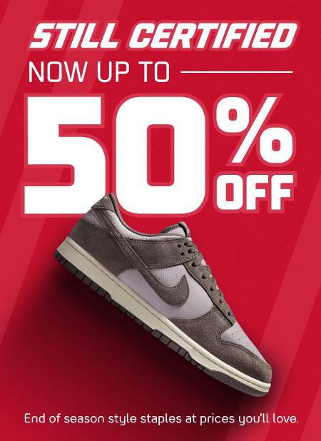 End of Season Sale: Up to 50% off